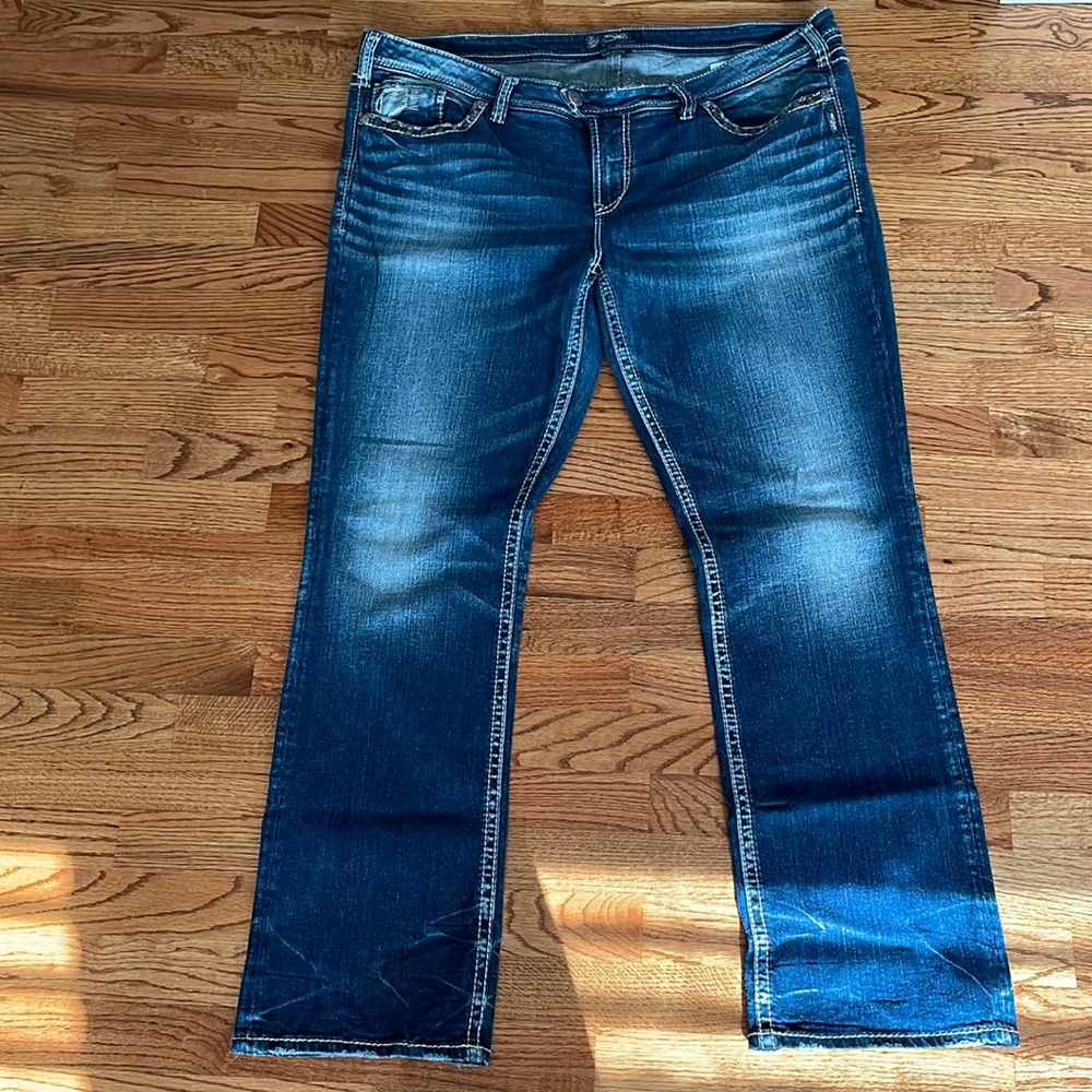 Silver Jeans Plus Size Tuesday baby boot